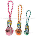 Dog cotton rope tennis ball, for training dogs, various colors, sizes and designs are available